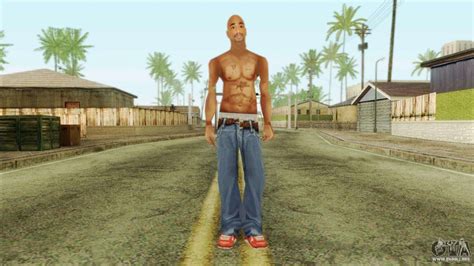 Tupac Shakur Skin V Para Gta San Andreas