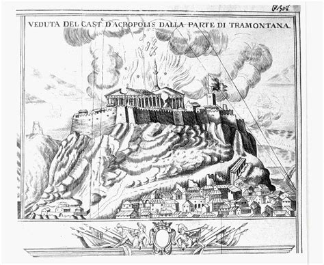 Siege Of The Acropolis And The Destruction Of The Parthenon On By