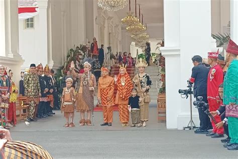 Peringatan HUT Ke 79 RI Di Istana Merdeka Wapres Ma Ruf Dan Gibran