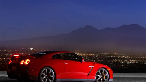 car, Nissan, Nissan GTR, Road, City, Mountains Wallpapers HD / Desktop ...