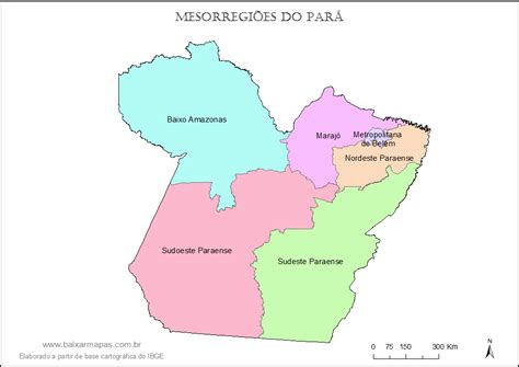 Mapa De Mesorregi Es Do Par Baixar Mapas