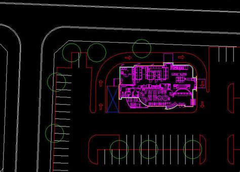 CAD Architect | Cad Building Template Drive Through Fast Food - Kfc 1