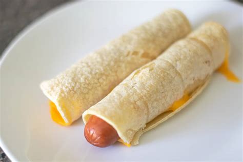 Baked Tortilla Wrapped Hot Dogs Thrift And Spice