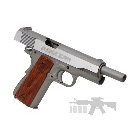 Milbro Classic M1911 Full Metal Co2 Airsoft Pistol Just Bb Guns