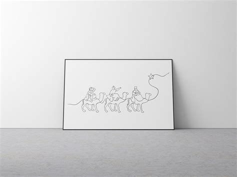 Magi Three Kings Art Print Three Wise Men Print Nativity - Etsy