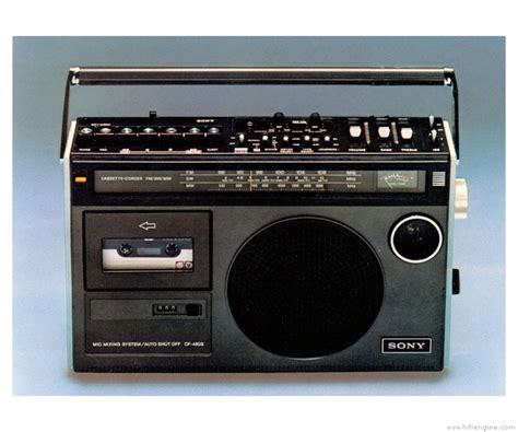 Sony CF 480 Portable Cassette Recorder Manual HiFi Engine