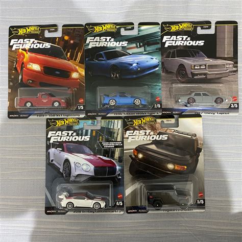 Hot Wheels Premium Fast Furious Dash H Ford F SVT Lightning Nissan SX Type