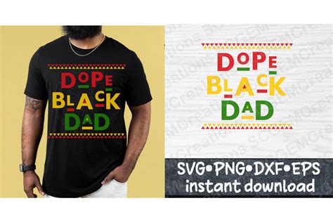 Dope Black Dad Svg Graphic By Sc Gem Creations · Creative Fabrica