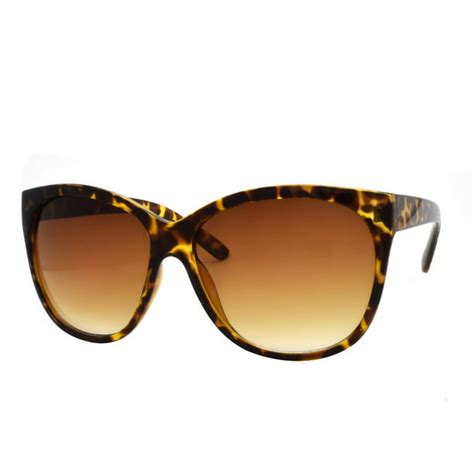 Retro Oversized Cat Eye Polarized Sunglasses P2431