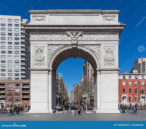 Washington Square Manhattan Landmarks New York City USA Editorial Image ...