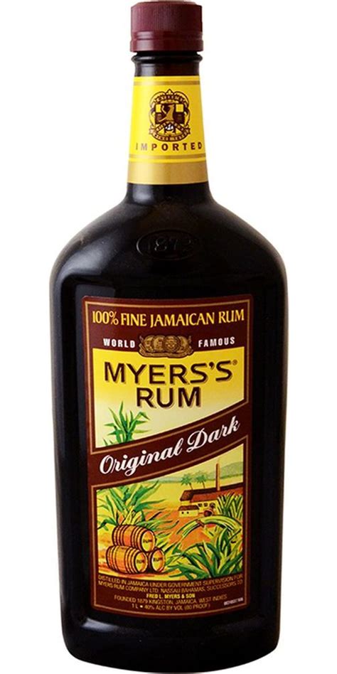 Myers’s Original Dark Rum Water Street Wines And Spirits