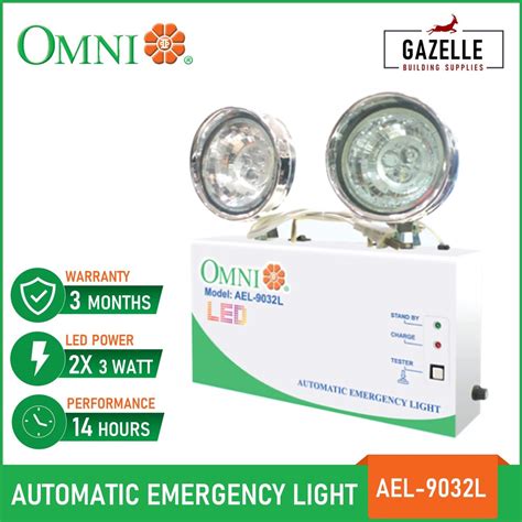 Omni Automatic Emergency Light Ael Ael L Ael