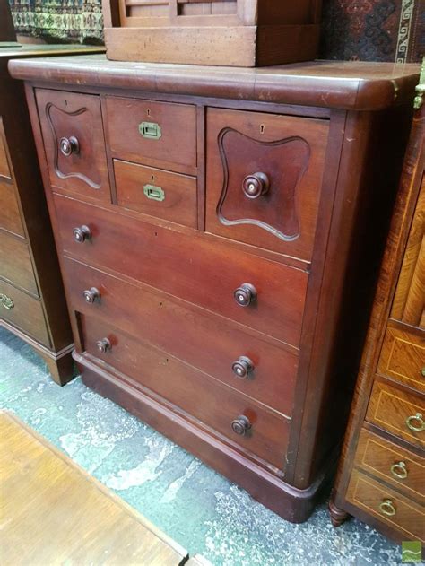 Sold Price Late 19th Century Cedar Chest Of Seven Drawers Raised On