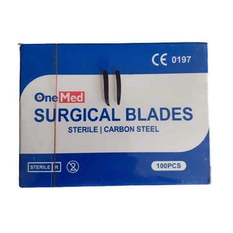 Jual Surgical Blades No 11 Onemed Pisau Bedah Bisturi No 11 Box Isi 100