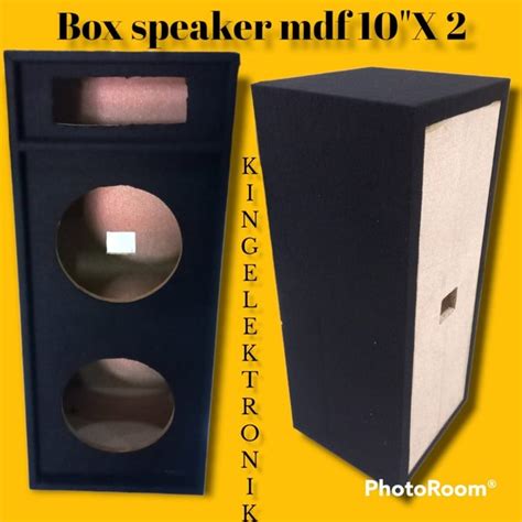 Jual BOX SPEAKER 10 INCH DOUBLE MDF Di Lapak King Elc Bukalapak