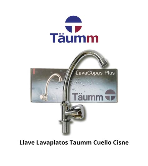 Llave Lavaplatos Taumm Cuello Cisne Socodima Cl