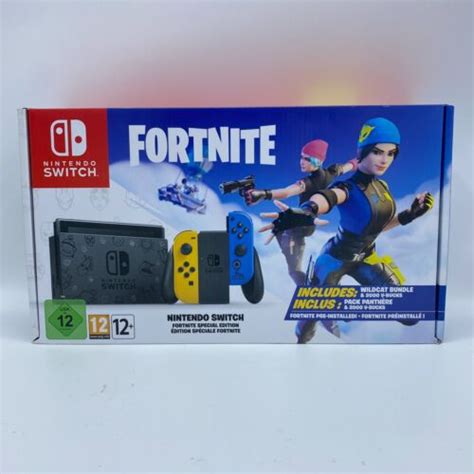 Nintendo Switch Fortnite Wildcat Bundle Special Edition Brand New