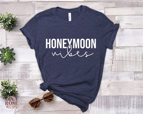 Honeymoon Vibes Svg Honeymoon Svg Just Married Svg Wedding Etsy