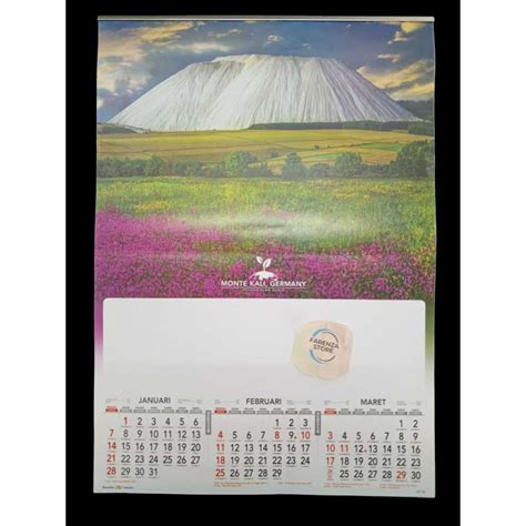 Jual Kalender Dinding Triwulan Pesona Alam Dunia Ao Shopee