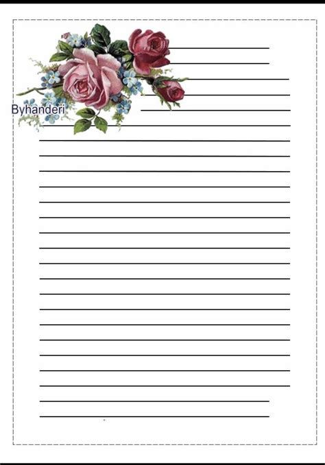 Printable Paper Patterns Printable Lined Paper Floral Printables