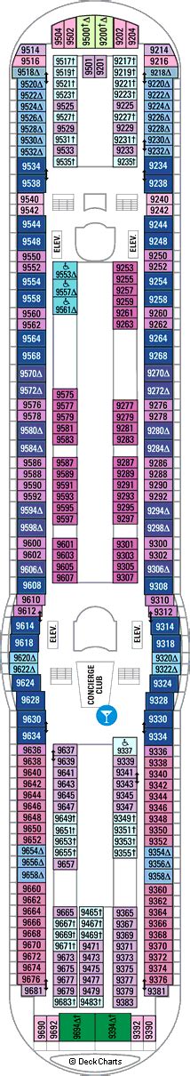 Royal Caribbean Mariner of the Seas Deck Plans, Ship Layout ...