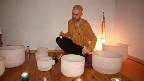 Ecos de Shambhala Meditación con cuencos de cuarzo afinados en 432 Hz