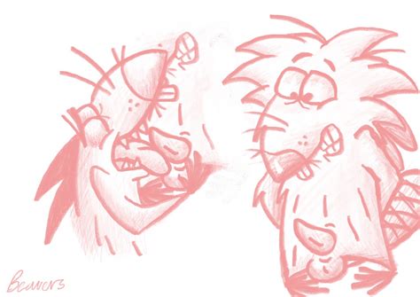 Post Angry Beavers Bischop Daggett Norbert Beaver