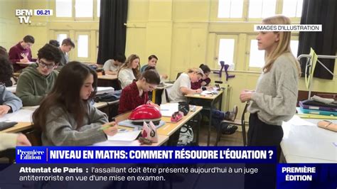 Baisse du niveau des élèves en mathématiques comment redonner le goût