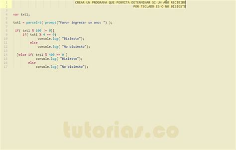 Sentencia If Else Javascript A O Bisiesto Tutorias Co