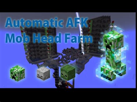 Automatic AFK Mob Head Farm Minecraft Map