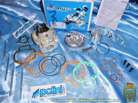 Kit 80cc POLINI BIG EVOLUTION Ø52mm aluminum scooter PIAGGIO liquid