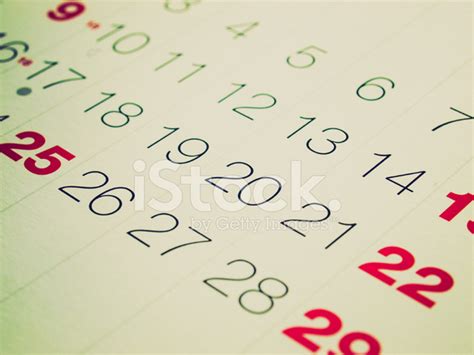 Retro Look Calendar Stock Photo Royalty Free Freeimages