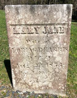 Mary Jane Haynes Harris 1822 1853 Mémorial Find a Grave