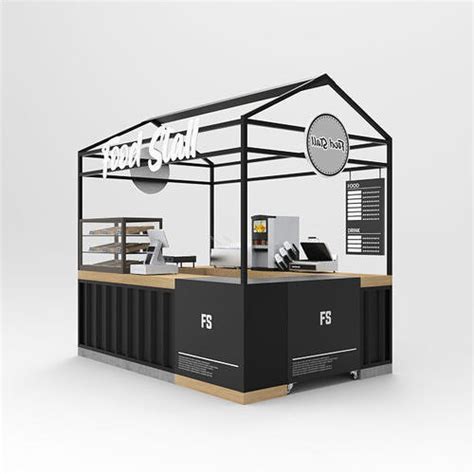 Booth Food Stall 3d Model Cgtrader