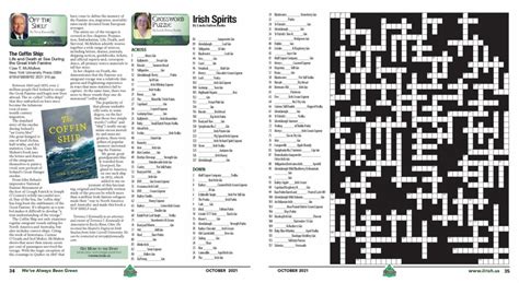 Irish Crossword Puzzle: Irish Spirits - iIrish