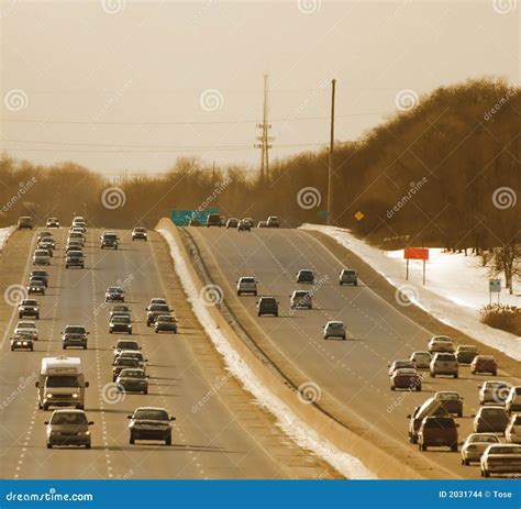 Winter traffic stock photo. Image of vehicle, travel, road - 2031744
