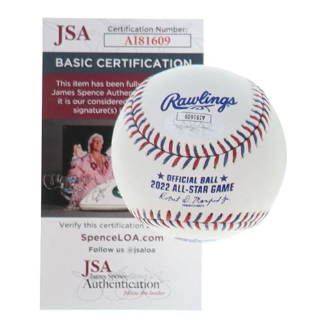 Julio Rodriguez Signed All Star Game Logo Baseball Jsa