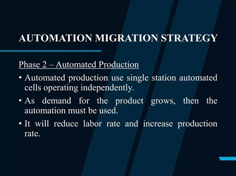 Manufacturing Automation | PPT