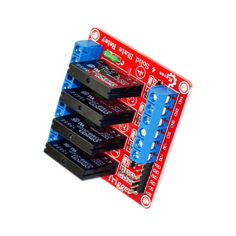 Arduino 4-contact solid-state relay(red) – ELEDIY | Electronics do it ...