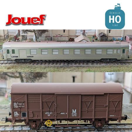 Coffret 2 éléments train de maintenance SNCF Ep IV V HO Jouef HJ4183