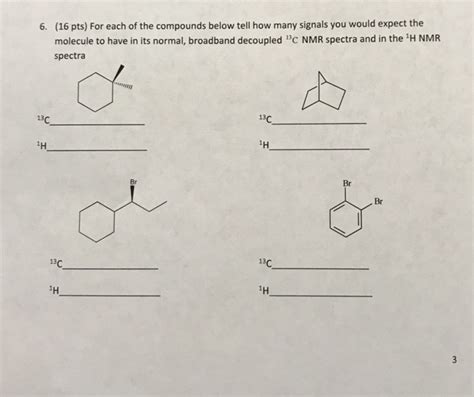 Solved 16 Pts For Each Of The Compounds Below Tell How Chegg