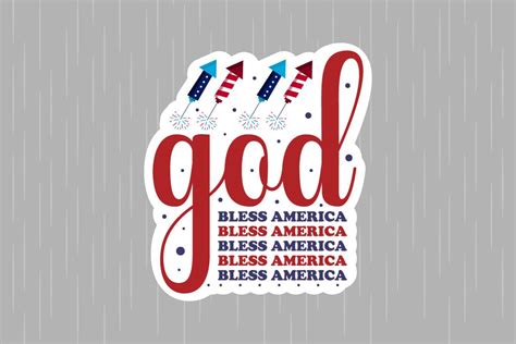 God Bless America SVG - So Fontsy