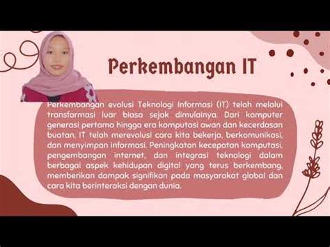 PRESENTASI UAS PENGANTAR TEKNOLOGI INFORMASI YouTube