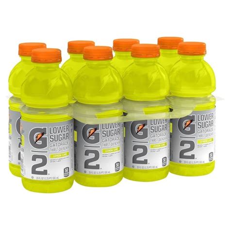 Gatorade Lower Sugar Lemon Lime Flavored Thirst Quencher 20 Fl Oz