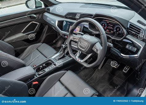 Audi Q3 45 TFSI 2020 Interior Editorial Photography Image Of Speed