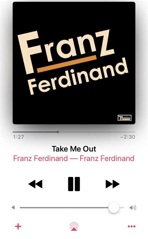 Take Me Out - Franz Ferdinand | Take me out, Ferdinand, Songs