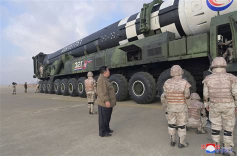 North Koreas Kim Oversees Icbm Test Vows More Nuclear Weapons