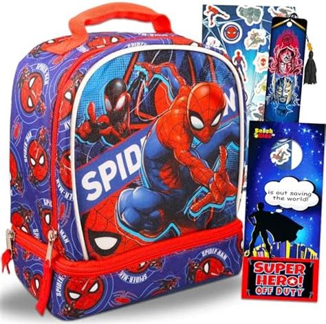 Amazon Juego De Lonchera Spiderman Lonchera Aislada De Spiderman