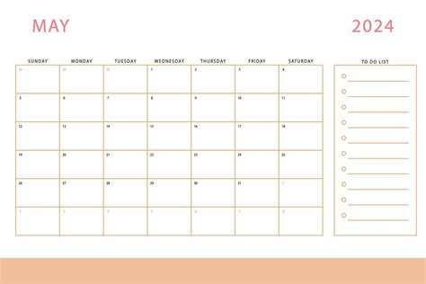 2024 May Calendar Planner Template 2021 Tammy Horatia