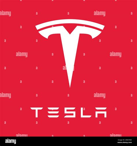 Tesla Logo Vector Hi Res Stock Photography And Images Alamy